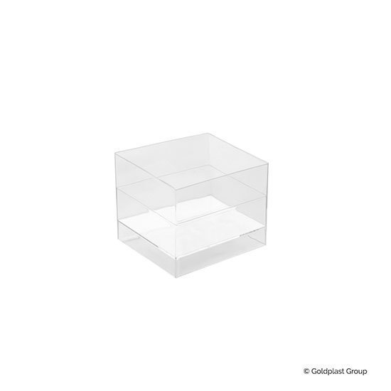 Cube Dessert Bowl, Transparent