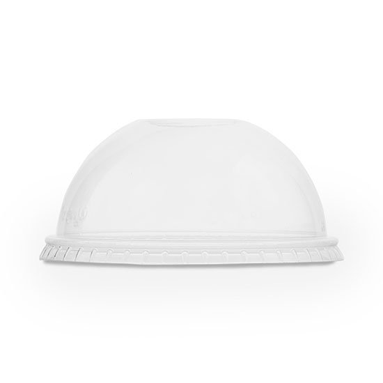 Clear PLA Dome Lid with Straw Hole