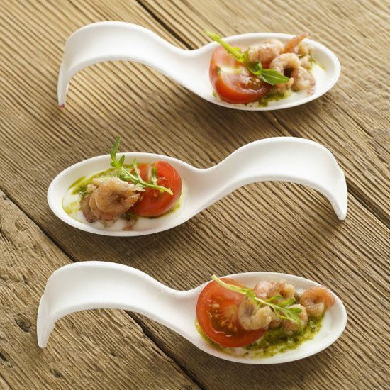 Compostable Pulp Curly Spoon