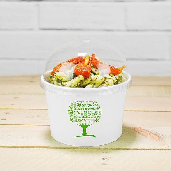 Compostable Soup Container Green Tree
