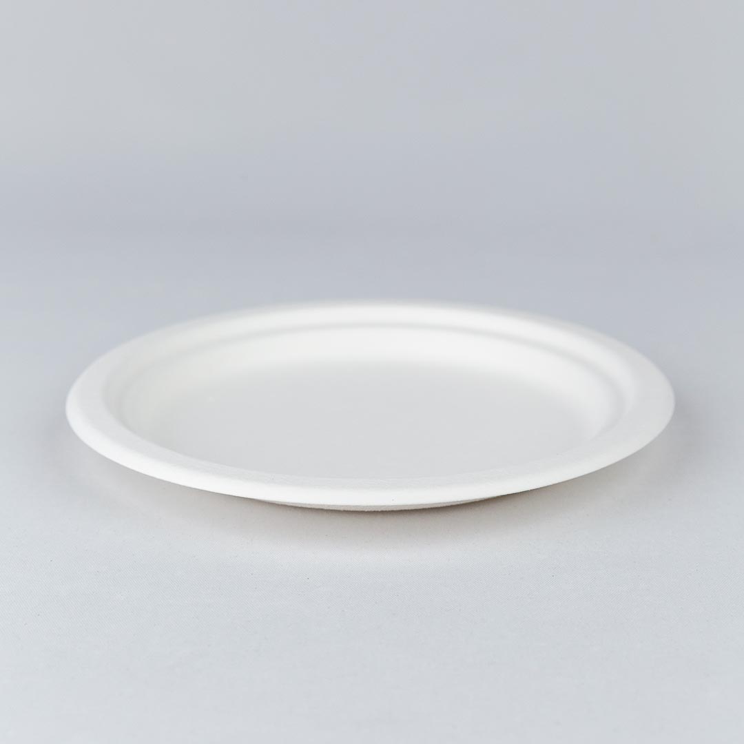 Compostable Bagasse Round Plate