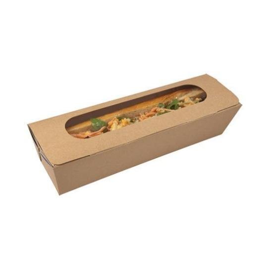 Compostable Tuck-Top Baguette Box