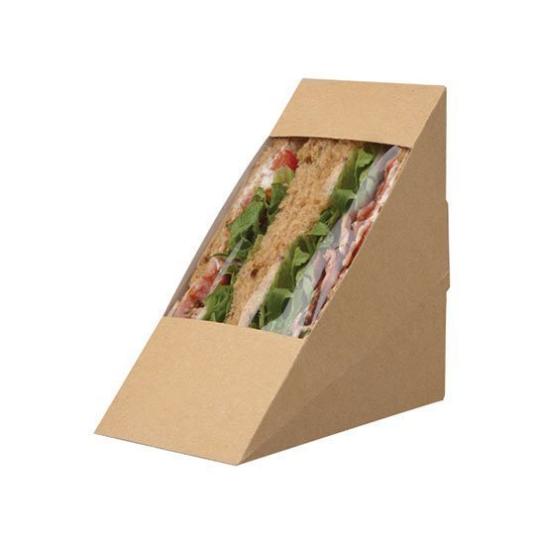 Compostable Rear Loading Sandwich Pack Kraft