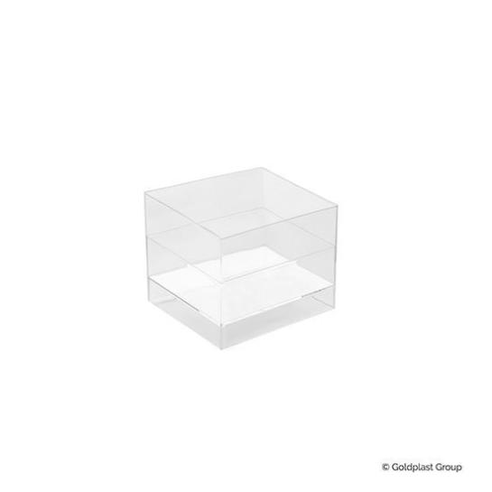 Cube Dessert Bowl, Transparent
