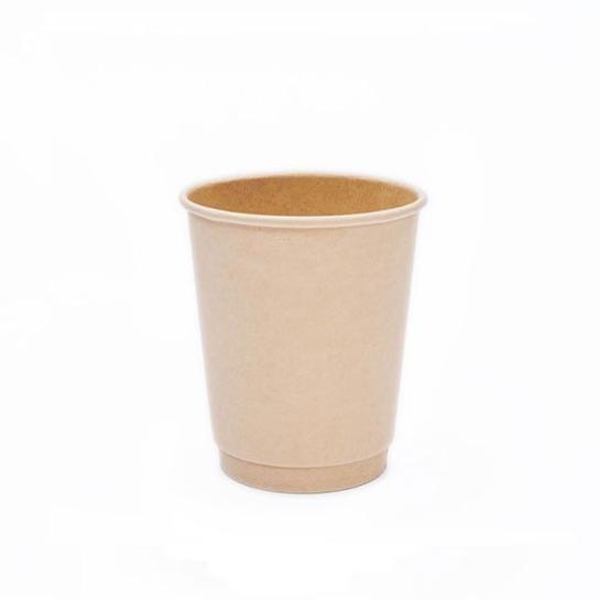 Double Wall Hot Bamboo Paper Cup Kraft