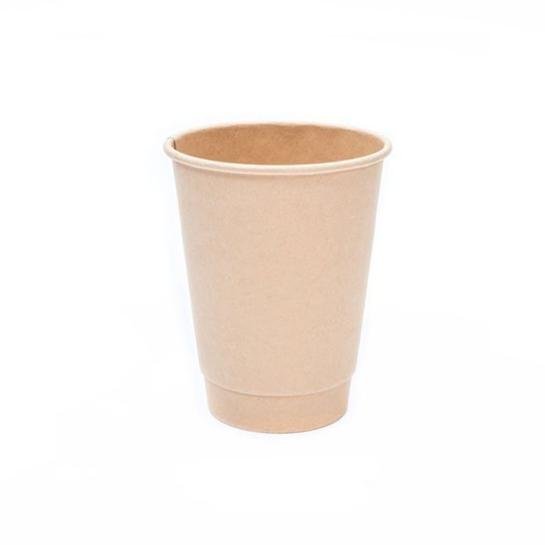 Double Wall Hot Bamboo Paper Cup Kraft