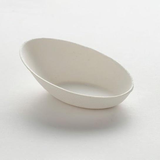 Compostable Pulp Mini Oval Plate