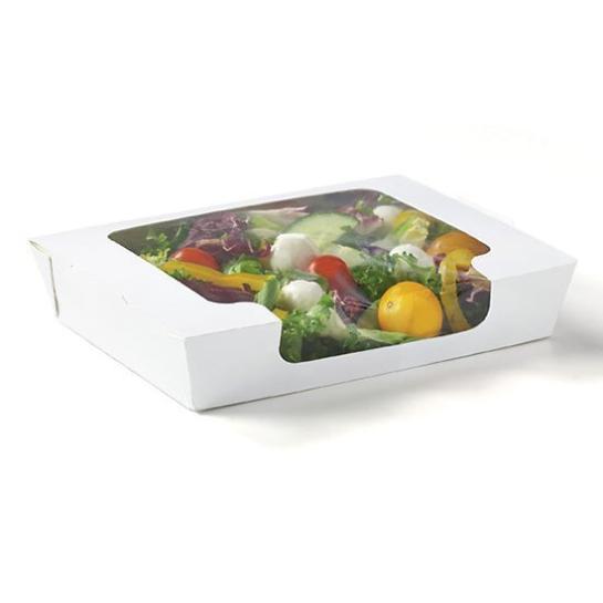 White Salad Tray