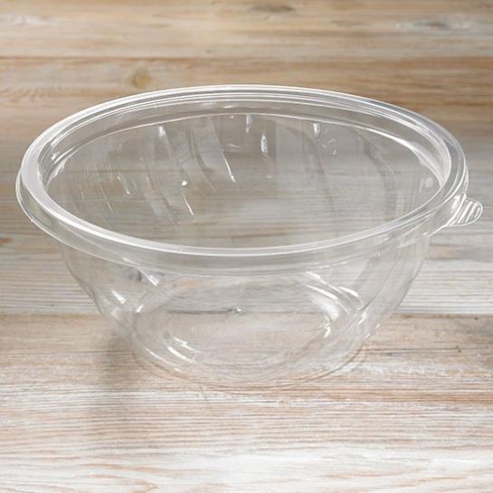 Clear Round Salad Bowl