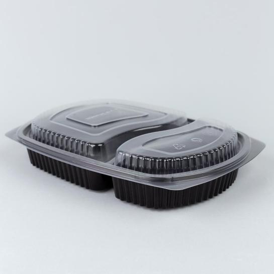 PP Lid for Microwaveable Container with 2 Compartments
