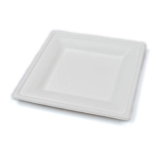 Compostable Bagasse Square Plate
