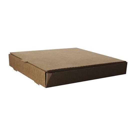 Brown Pizza Box