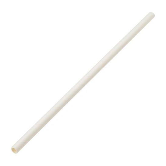 Jumbo Paper Straws White