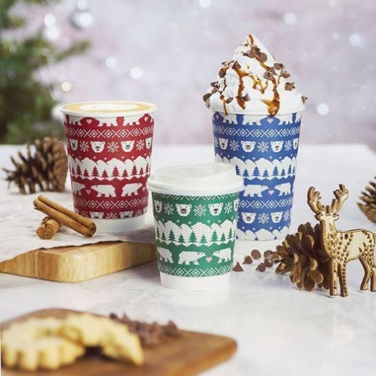 'Polar Bear'' Double Wall Cups