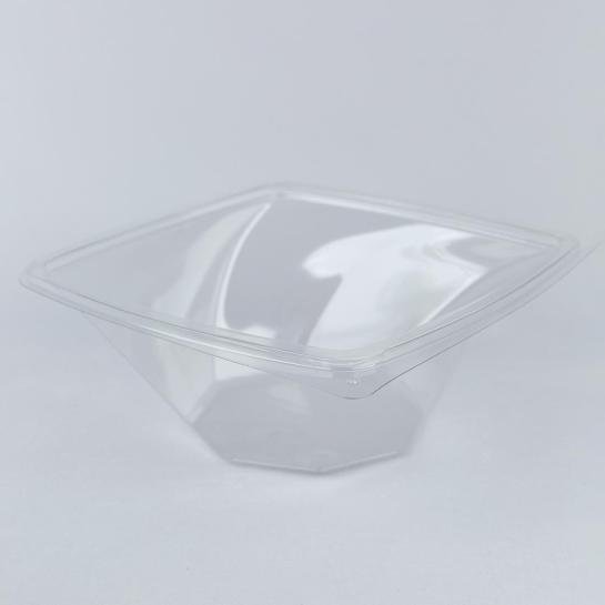 Clear Twirl PET Salad Bowl