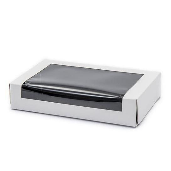 White Windowed Paper Box